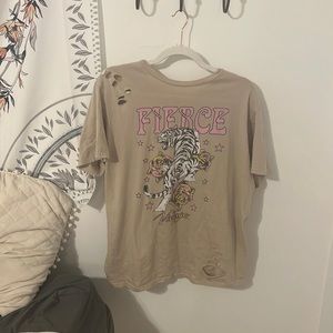altar’d state ripped tee shirt size S/M